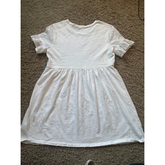 Alter’d State Small Dress off white shirt style lace sleeves flowy - Picture 10 of 11